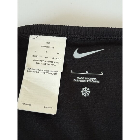 NIKE Women Essential High Waist‎ Lined Bottom Black NESSD234-001 - Large NWT - Picture 6 of 12